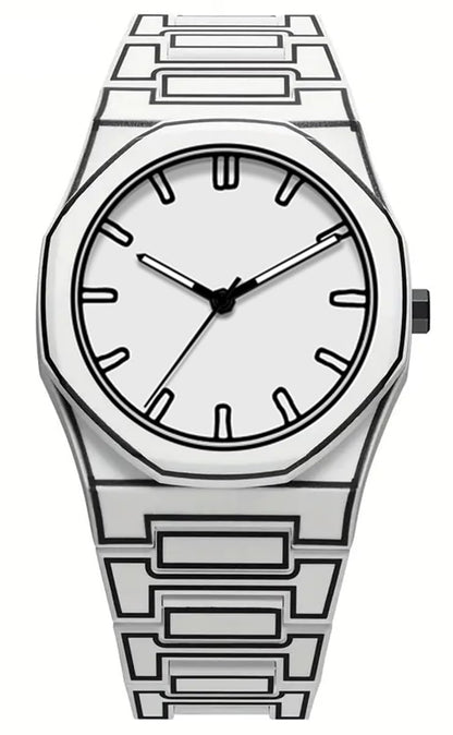 FANMIS Men's Anime-Inspired Fashion Sketch Wristwatch Minimalist Creative Wormhole Design Stylish and Durable Timepiece for Men's Sports Watch
