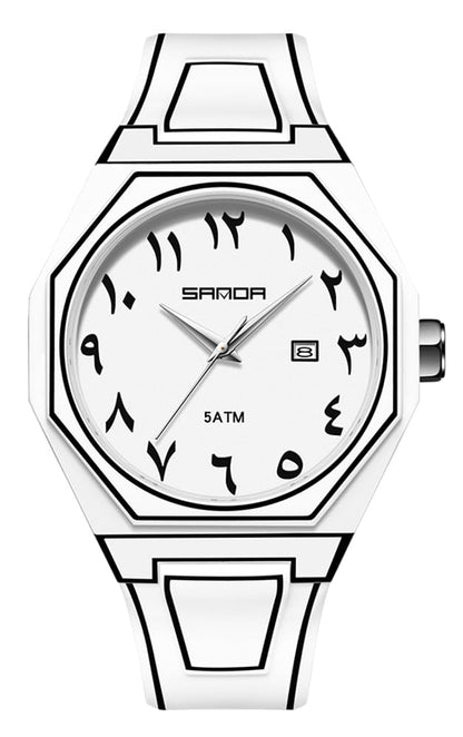 FANMIS Men's Anime-Inspired Fashion Sketch Wristwatch Minimalist Creative Wormhole Design Stylish and Durable Timepiece for Men's Sports Watch