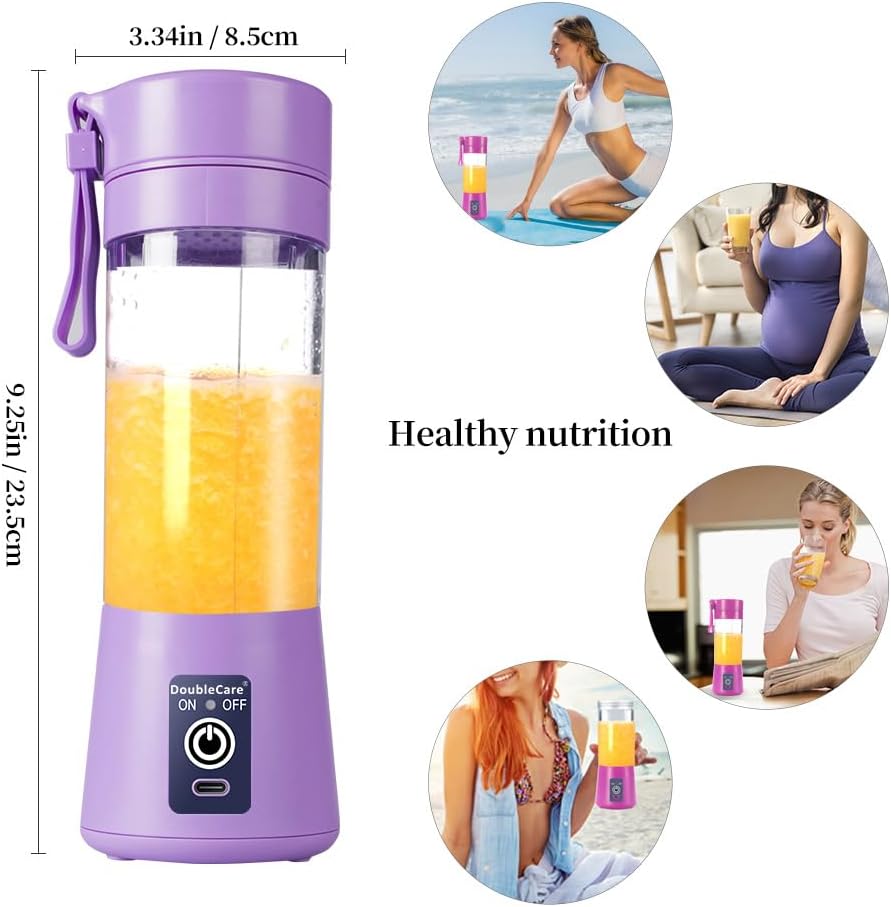Portable Blender, Electric USB Mini Juicer Blender For Shakes and Smoothies