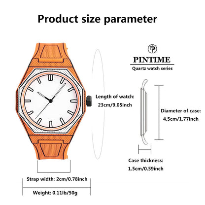 FANMIS Men's Anime-Inspired Fashion Sketch Wristwatch Minimalist Creative Wormhole Design Stylish and Durable Timepiece for Men's Sports Watch
