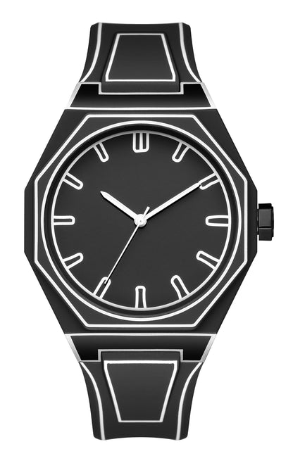 FANMIS Men's Anime-Inspired Fashion Sketch Wristwatch Minimalist Creative Wormhole Design Stylish and Durable Timepiece for Men's Sports Watch