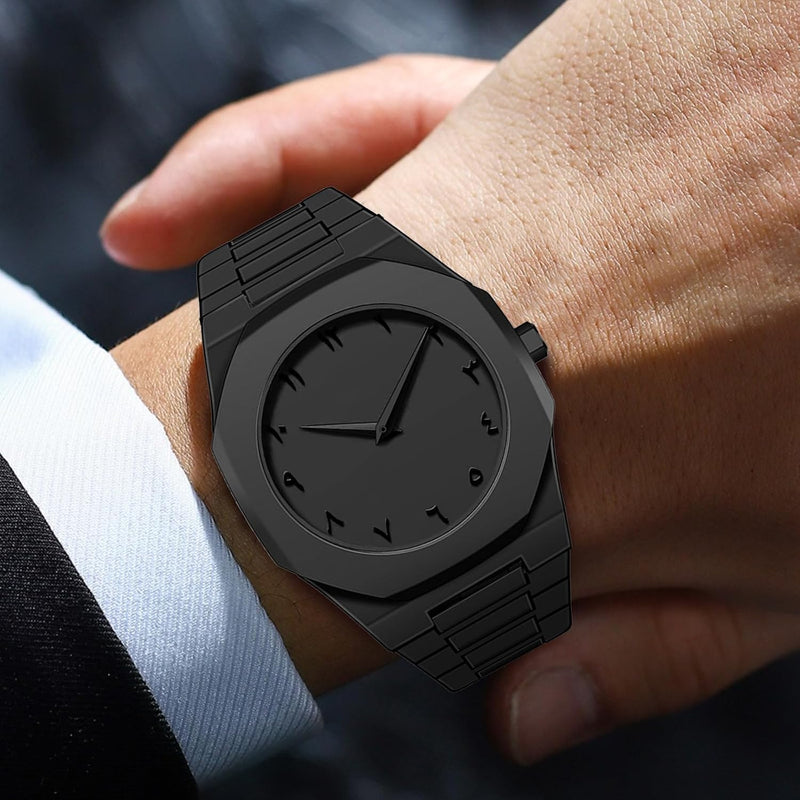 FANMIS Men's Anime-Inspired Fashion Sketch Wristwatch Minimalist Creative Wormhole Design Stylish and Durable Timepiece for Men's Sports Watch